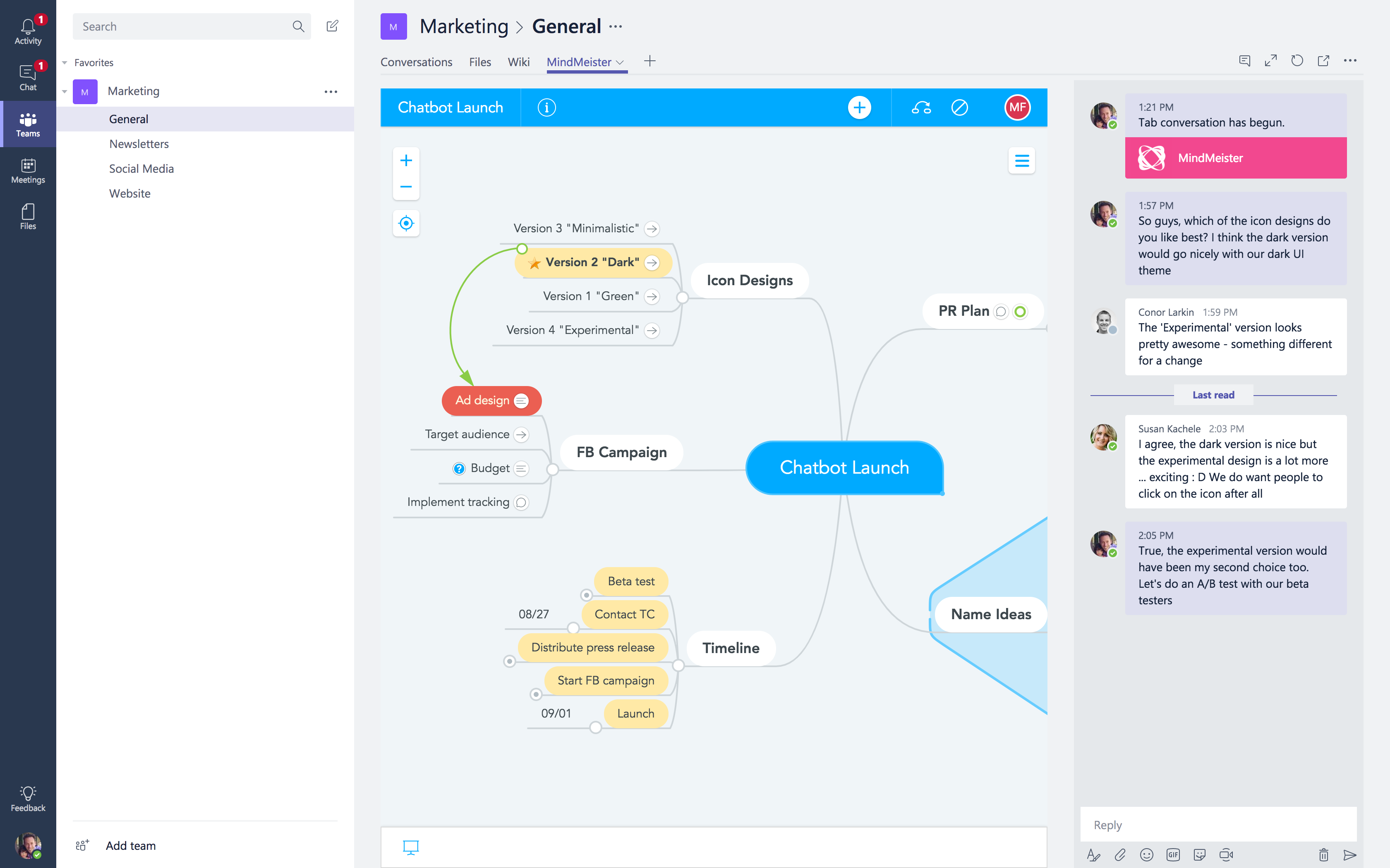 New: Create and Manage All Your Mind Maps in Microsoft Teams! - Focus