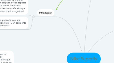 Nike Superfly | MindMeister Mapa Mental