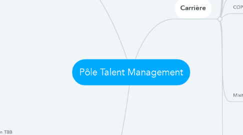 Mind Map: Pôle Talent Management