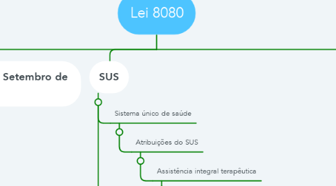 Mind Map: Lei 8080