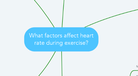 Mind Map: What factors affect heart rate during exercise?