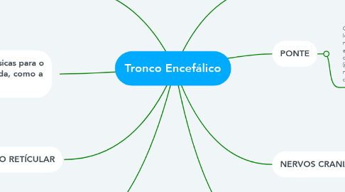 Mind Map: Tronco Encefálico