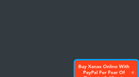 Mind Map: Buy Xanax Online With PayPal For Fear Of Flying In California