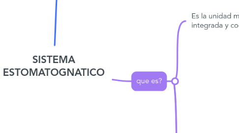 Mind Map: SISTEMA ESTOMATOGNATICO