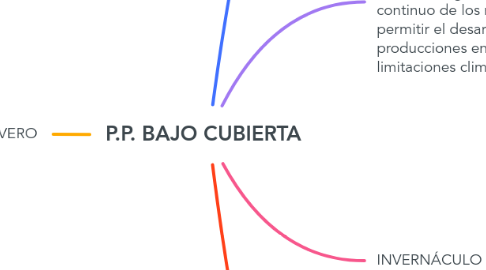 Mind Map: P.P. BAJO CUBIERTA