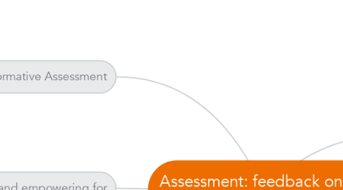 Mind Map: Assessment: feedback on the learning process