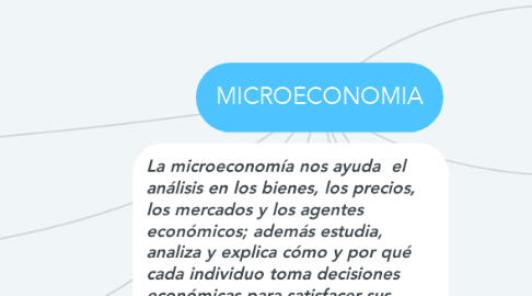 Mind Map: MICROECONOMIA